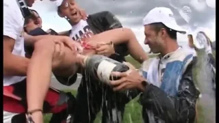 Bunch of biker girls fucked after the race