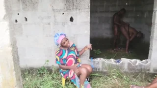Fucking His Girlfriends in Uncompleted Building