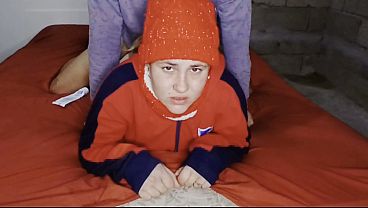 1 hora de duro y doloroso sexo anal