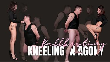 Kneeling in Agony – Ballbusting